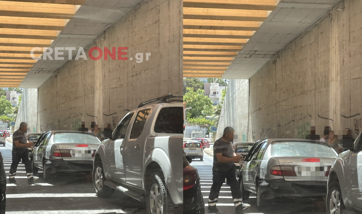 Ηράκλειο: Τροχαίο ατύχημα τώρα στην λεωφόρο Κνωσσού – Δείτε εικόνες
