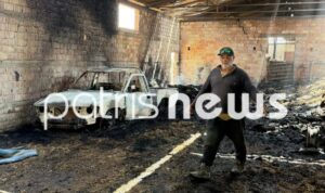 Λευκοχώρι Ηλείας: Άγνωστοι εισέβαλαν σε στάβλο και τον έκαψαν