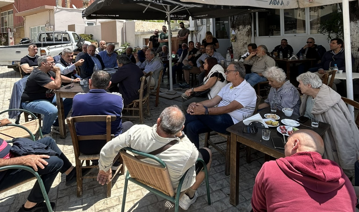 Ο Χάρης Μαμουλάκης στις Βασιλειές: Από τα 620 στρέμματα εντός Οικισμού, παραμένουν μόλις τα 69 με υπογραφή ΝΔ