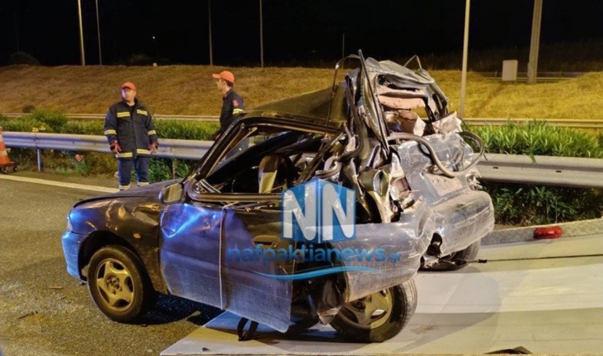 Νταλίκα συγκρούστηκε με αυτοκίνητο στην Ιόνια Οδό: Νεκρός ο ένας οδηγός