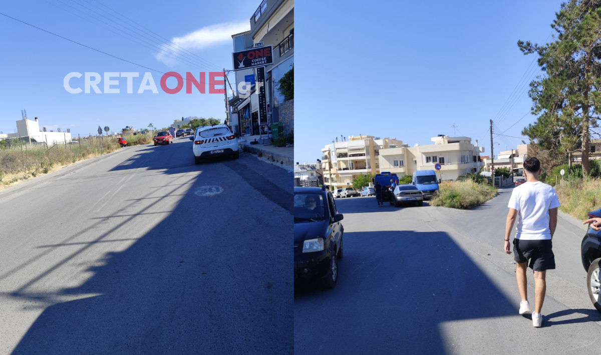 Ηράκλειο: Τροχαίο ατύχημα στις Μεσαμπελιές – Δείτε φωτογραφίες από το σημείο