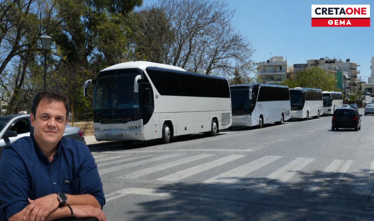 Μαγκουσάκης στο Cretaone102,3 : «Η λύση για τα τουριστικά λεωφορεία έπρεπε να είχε δοθεί από την αρχή – Επικράτησε η κοινή λογική»