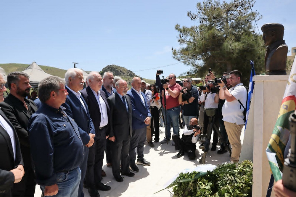 Παύλος Μπαριτάκης: «Η προτομή για το Μανώλη Μπικάκη αποτελεί ένα σημαντικό σημείο αναφοράς για την σύγχρονη Ιστορία μας»