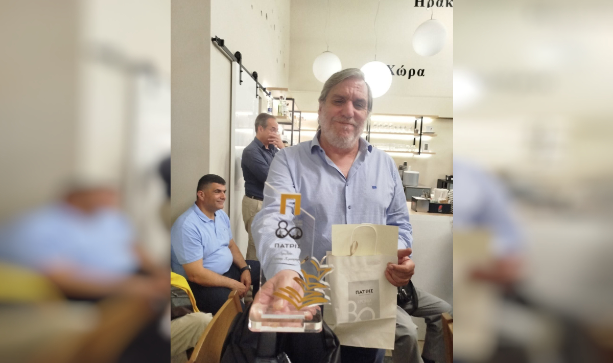 Ερασιτέχνης ΟΦΗ: Τιμήθηκε ο Γιάννης Δανδάλης από την εφημερίδα «Πατρίς»