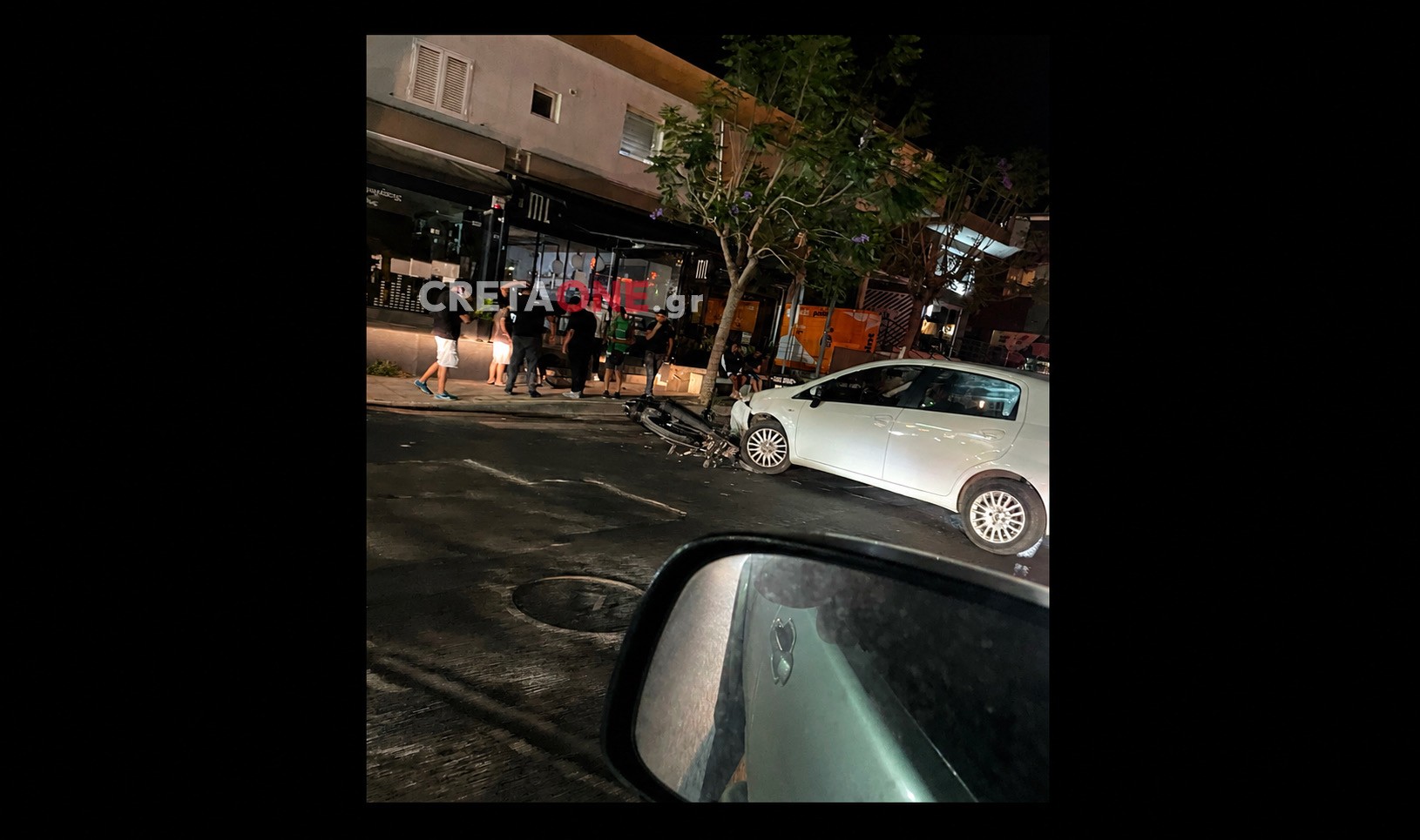 Ηράκλειο: Τροχαίο ατύχημα στην Παναστασίου – Δείτε φωτογραφία