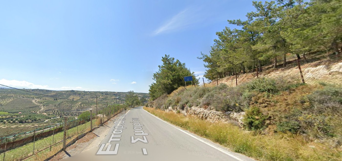 δρόμος Ηράκλειο νέο αεροδρόμιο μέσα από τα χωριά 