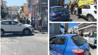 Τροχαίο ατύχημα με τραυματία στην Παρασκευοπούλου!