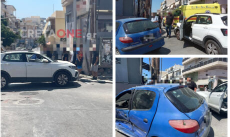 Τροχαίο ατύχημα με τραυματία στην Παρασκευοπούλου!