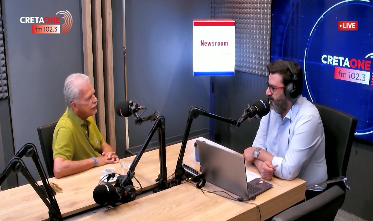 Σπύρος Δανέλλης στο Cretaone102,3: «Ο πολιτικός χάρτης είναι ρευστός – ΠΑΣΟΚ και ΣΥΡΙΖΑ άφησαν κενό που καλύπτεται από νέα σχήματα»