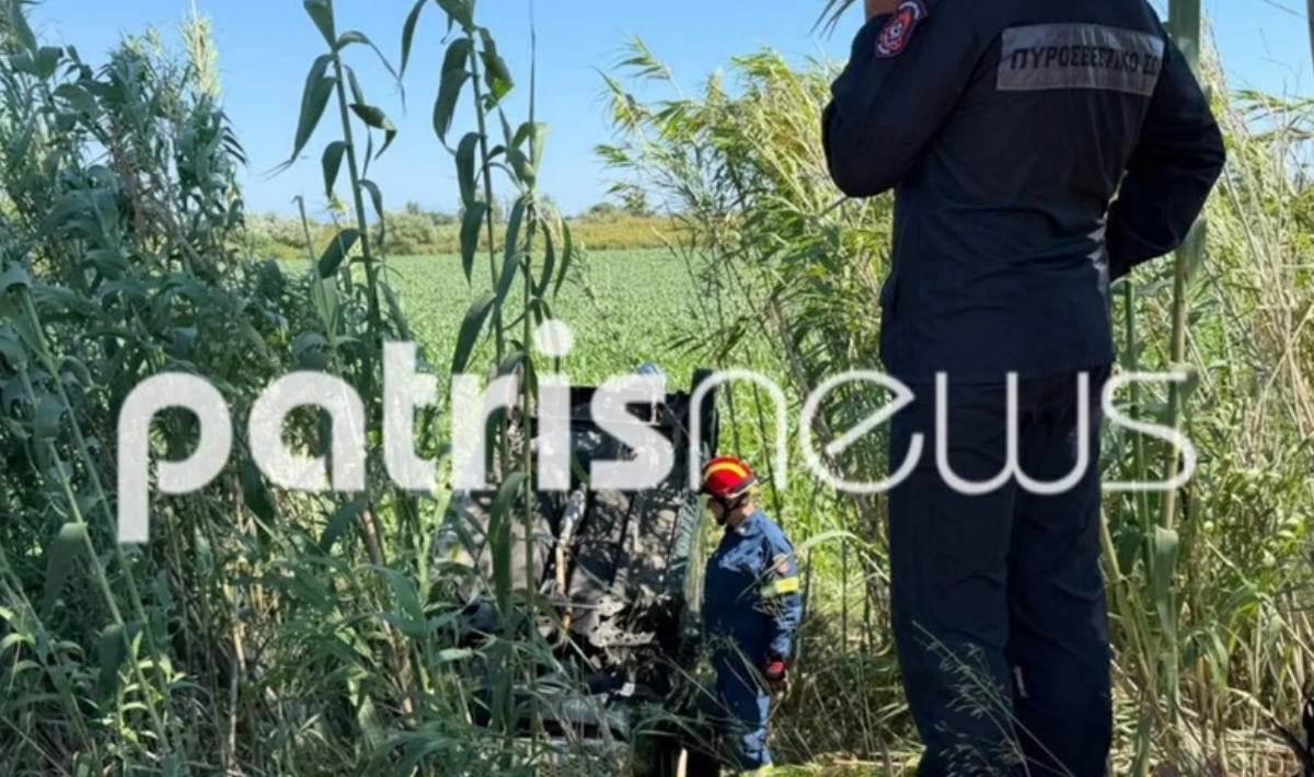 Γυναίκα έχασε τον έλεγχο του αυτοκινήτου της, χτύπησε σε δέντρο και κατέληξε σε χωράφι στον Πύργο