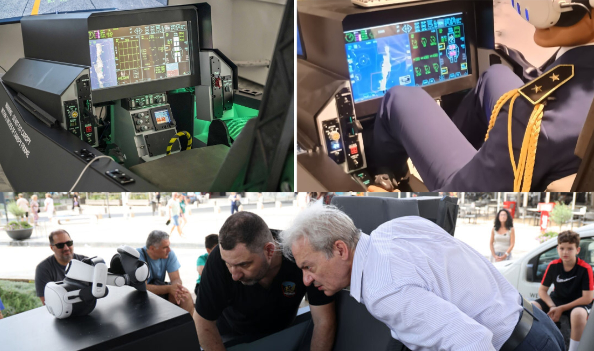 Από το Ηράκλειο… στο πιλοτήριο του F-35: Η εμπειρία που ενθουσίασε μικρούς και μεγάλους – Δείτε φωτογραφίες