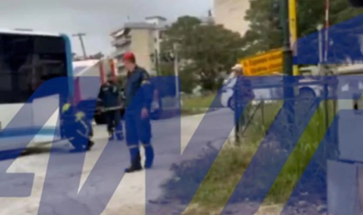 Αστικό λεωφορείο τυλίχτηκε στις φλόγες εν κινήσει στην Ξάνθη – Δείτε βίντεο