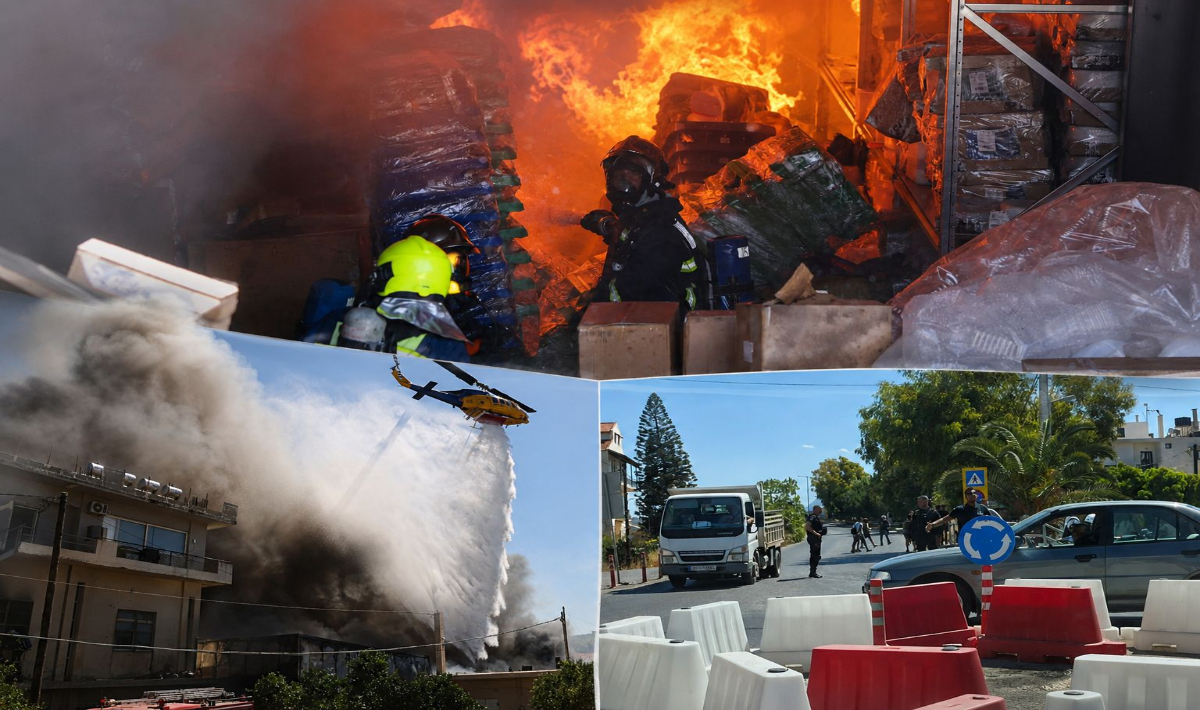 Φωτιά στο Ηράκλειο: Το απόλυτο χάος στους δρόμους – Ουρές χιλιομέτρων, οδηγοί ακινητοποιημένοι για ώρες και «φουσκωμένες» κούρσες ταξί