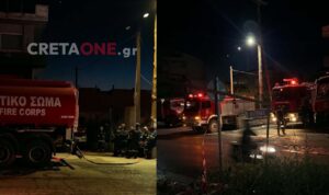 Ηράκλειο: «Φρούριο» ο Άγιος Ιωάννης Χωστός – Πυροσβέστες σε ολονύχτια μάχη για πιθανές αναζωπυρώσεις