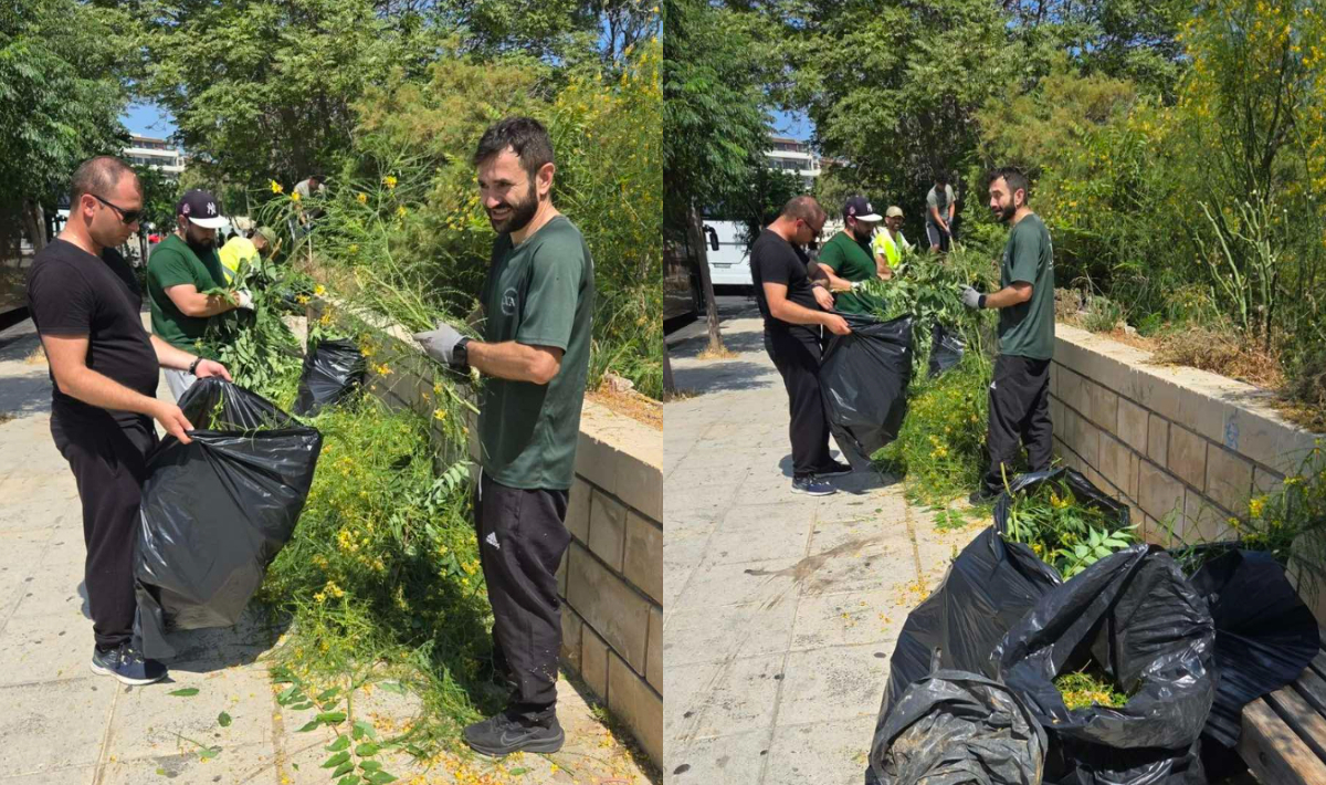 Εθελοντική δράση καθαρισμού στο Βενιζέλειο: Απομάκρυναν σκουπίδια, τσιγάρα και ξερά κλαδιά – Δείτε φωτογραφίες