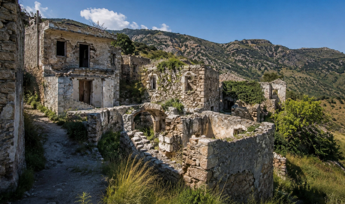 Το εγκαταλελειμμένο χωριό της Κρήτης που κρύβει μια συγκλονιστική ιστορία – Γιατί οι κάτοικοί του το εγκατέλειψαν μέσα σε λίγες μέρες