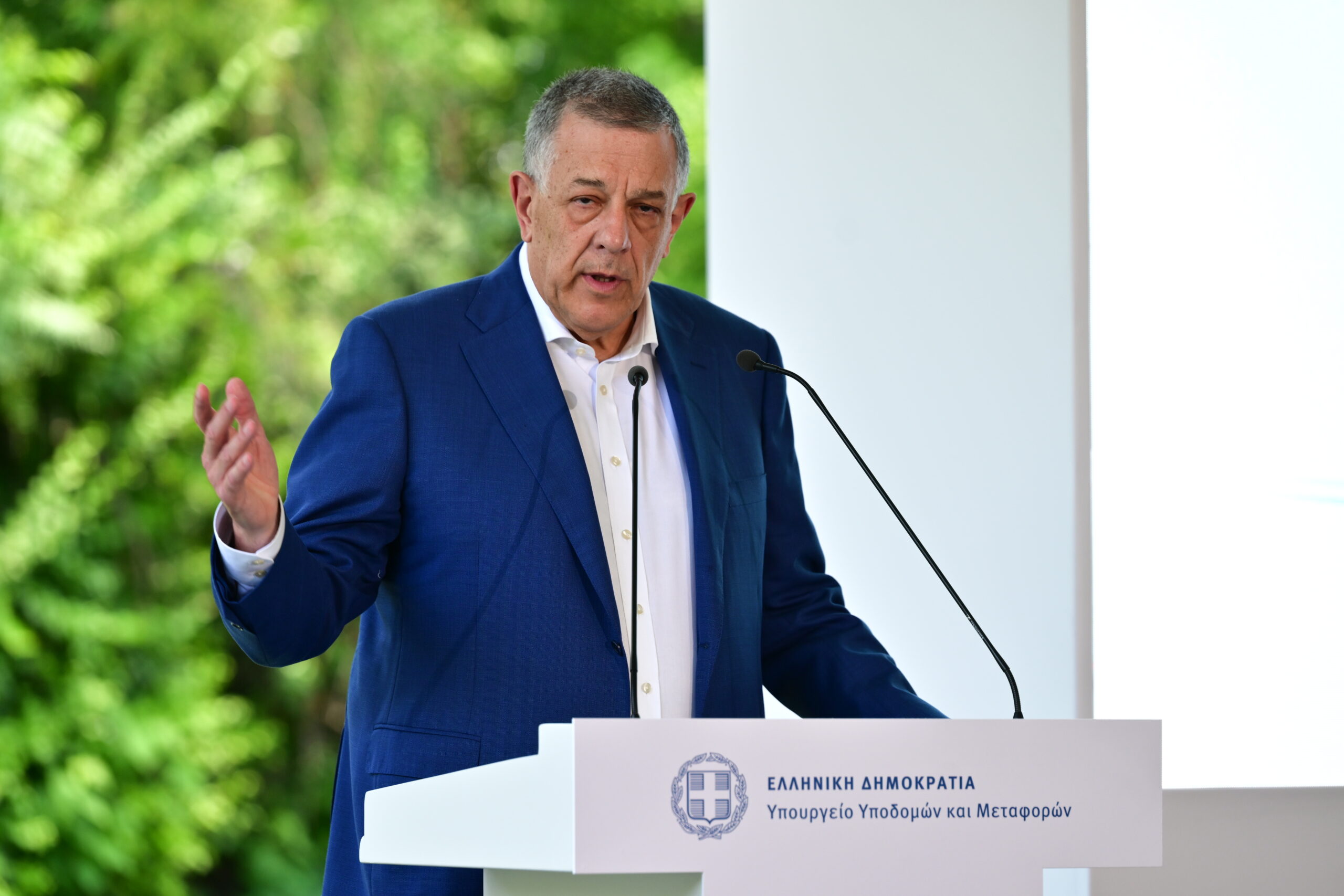 Υφυπουργός Υποδομών Νίκος Ταχιάος 
