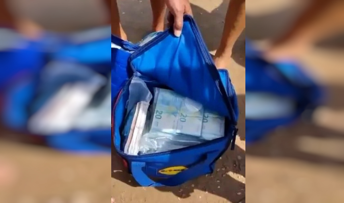 Απίστευτο περιστατικό σε παραλία! Ξεβράστηκαν 580.000€ στην ακτή! (βίντεο)