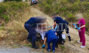 Τροχαίο ατύχημα στην Καβάλα: Αυτοκίνητο ξέφυγε από την πορεία του (φωτογραφίες)