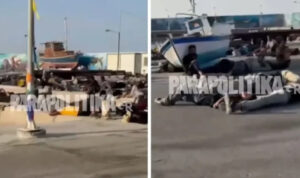 Ηράκλειο: Μετανάστες συγκεντρώθηκαν στο λιμάνι του Καστρίου (βίντεο)