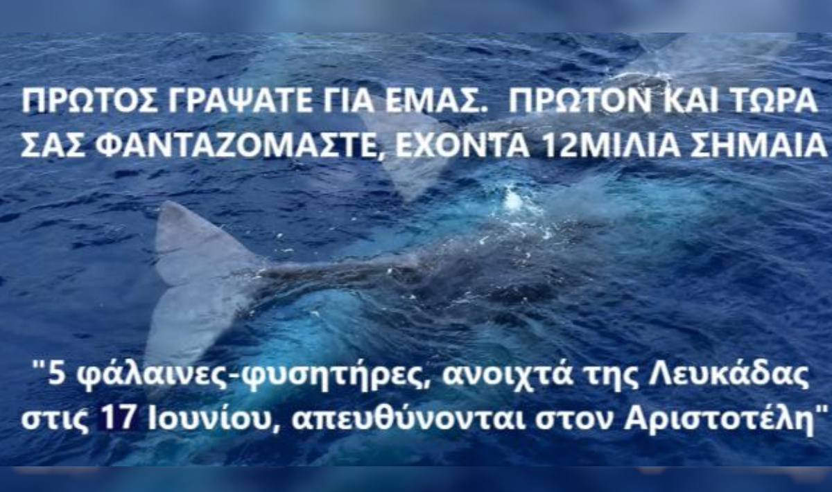 Η μνημειώδης αθηναϊκή ολιγωρία για τα 12 μίλια αποτελεί ένα αόρατο φαλαινοθηρικό