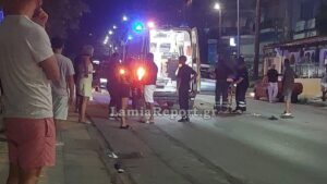 Τροχαίο με τραυματισμό στη Λαμία – Διασωληνώθηκε ένας νεαρός άνδρας (φώτο)