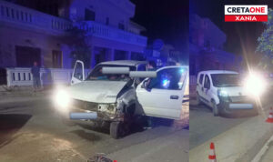 Τροχαίο ατύχημα με τραυματισμό στην Κίσσαμο – Δύο τραυματίες στο νοσοκομείο Χανίων