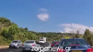 Παρά τρίχα τραγωδία στην Κρήτη: Οδηγός μπήκε στο αντίθετο ρεύμα του ΒΟΑΚ για προσπέραση