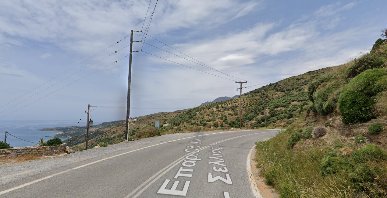 Αγιοβασιλειώτικος δρόμος φωτιά νότιο Ρέθυμνο