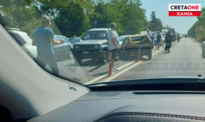 Καραμπόλες στον ΒΟΑΚ: Επτά οχήματα ενεπλάκησαν σε δύο διαδοχικά τροχαία