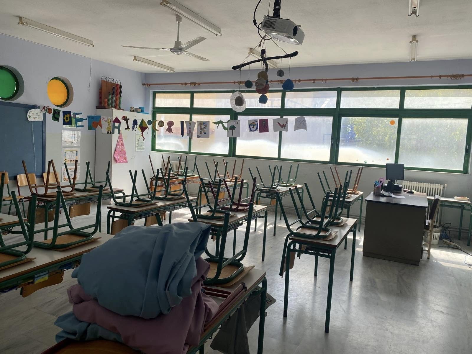 κλιματιστικά δωρεά Ολυμπιακός 4ο δημοτικό σχολείο 