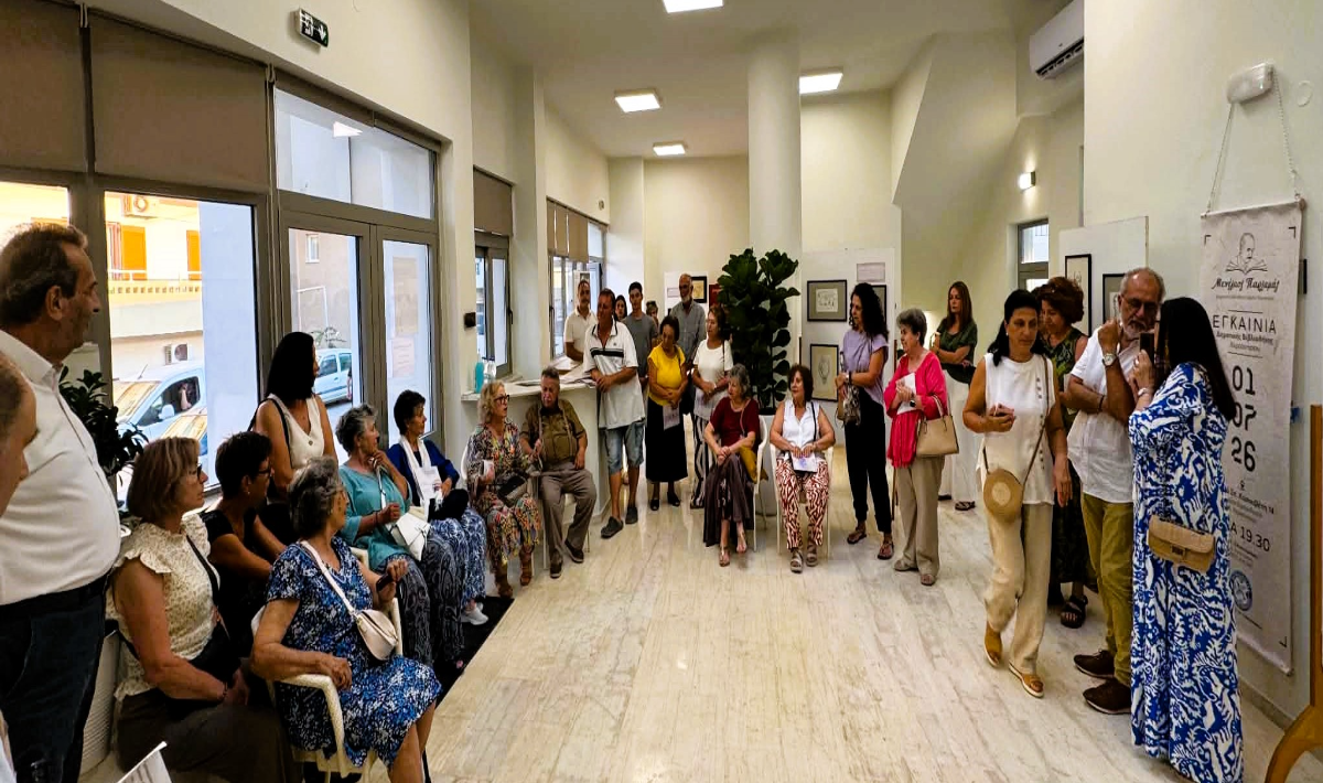 Χερσόνησος: Εγκαίνια έκθεσης ζωγραφικής στη Δημοτική Βιβλιοθήκη