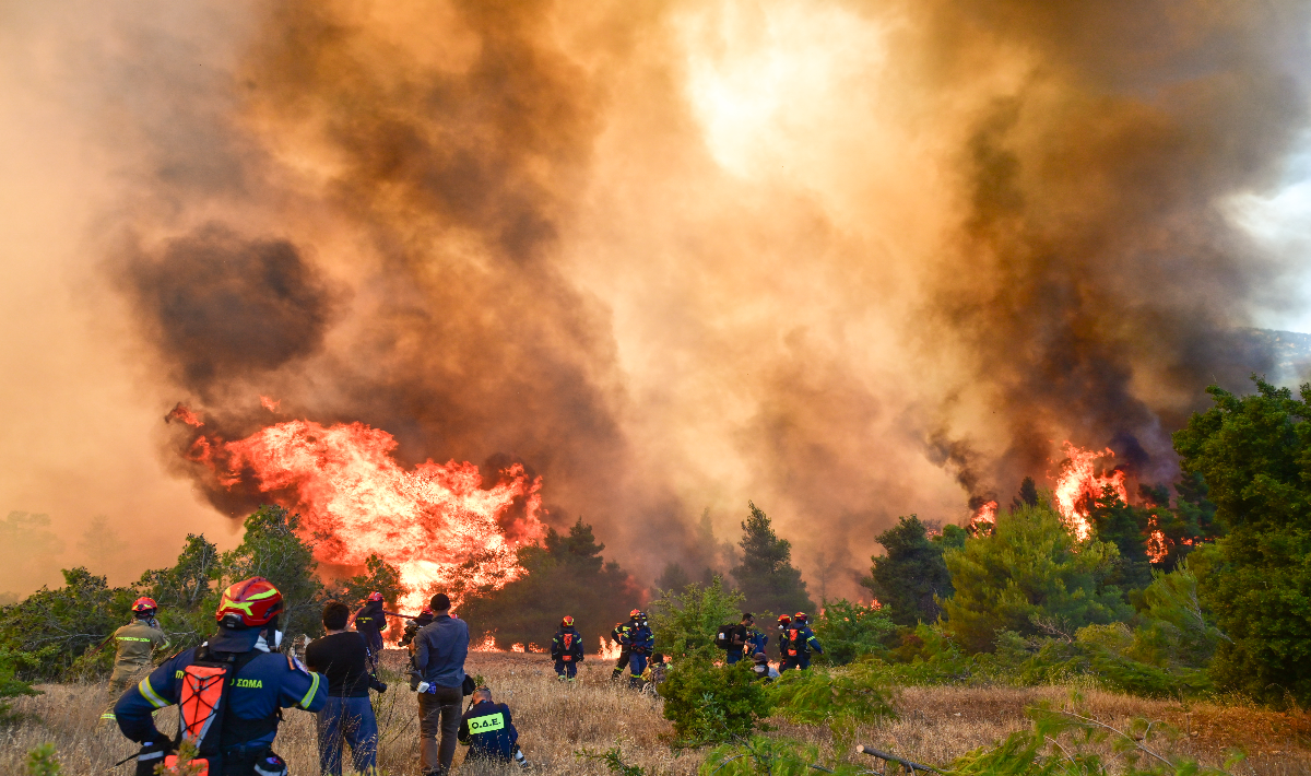 Φωτιά στην Αττικοβοιωτία: Πάνω από 111.000 στρέμματα έγιναν στάχτη – Η δορυφορική εικόνα