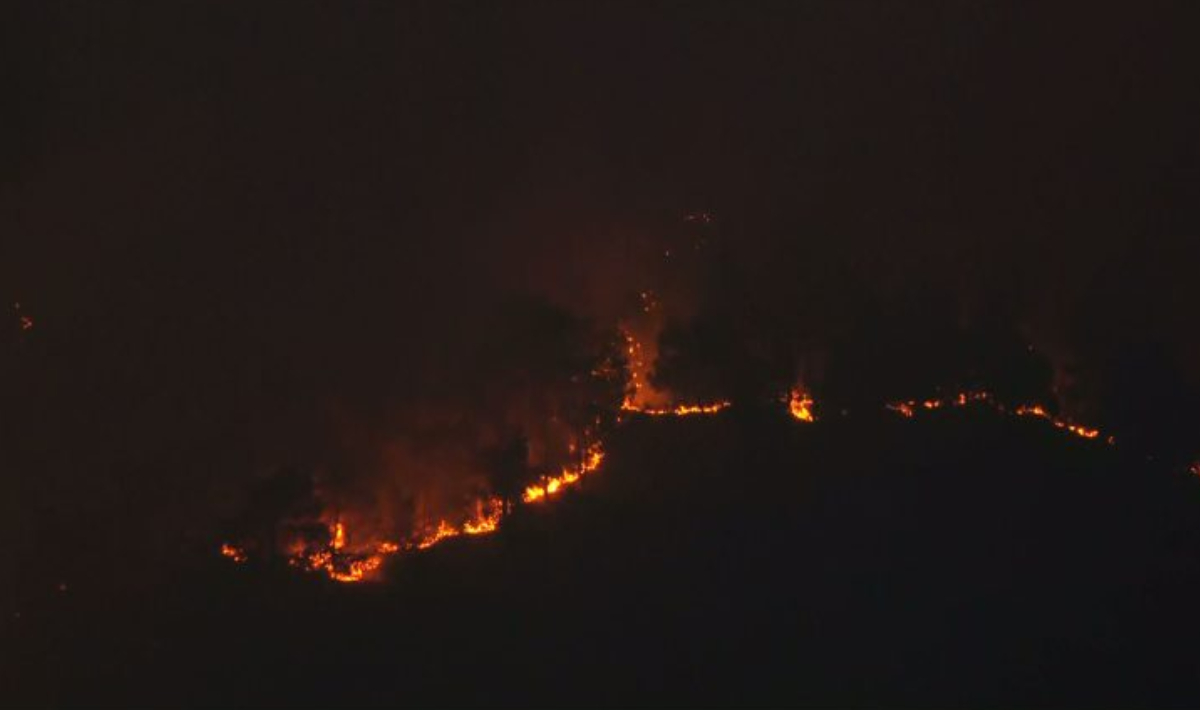 Πυρκαγιά στη Δυτική Αττική: Μάχη με τις φλόγες και τον άνεμο για ένα ακόμα βράδυ – Καλύτερη η εικόνα στην Ψάθα