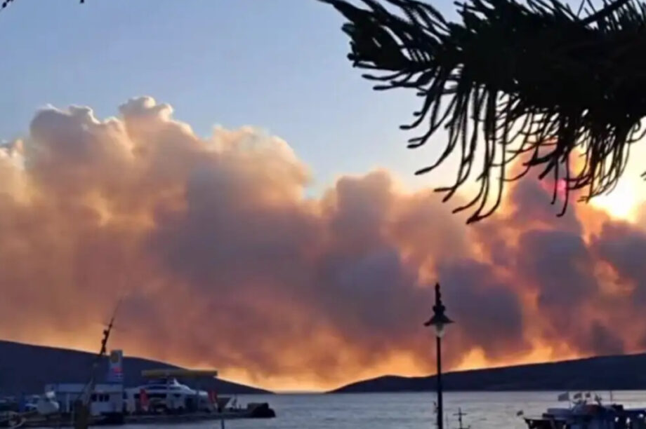 Η φωτιά στη Σκύρο