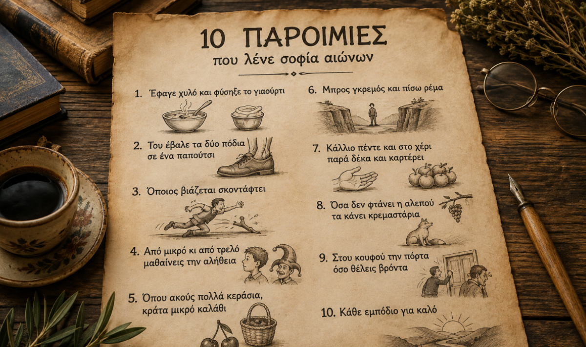 Οι πιο παράξενες ελληνικές παροιμίες και από πού προέρχονται