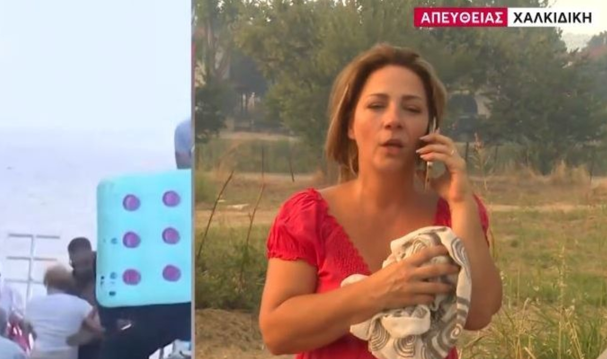 Φωτιά στη Σίβηρη: Επίθεση σε συνεργείο του MEGA -Χτύπησαν τη δημοσιογράφο, έσπασαν κινητά, μικρόφωνα