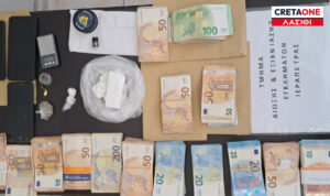 Λασίθι: Ευρεία αστυνομική επιχείρηση για ναρκωτικά – 6 συλλήψεις, κοκαΐνη και 42.820 ευρώ κατασχέθηκαν