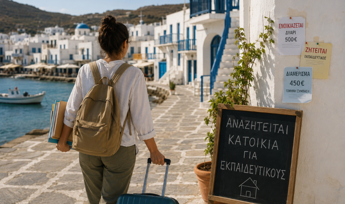 Στέγαση εκπαιδευτικών: Το παράδειγμα του Ρεθύμνου και ο «αγώνας δρόμου» στα νησιά