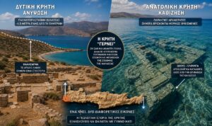 Γιατί η Κρήτη «γέρνει»; – Το γεωλογικό φαινόμενο που σηκώνει τη μία πλευρά του νησιού και βυθίζει την άλλη