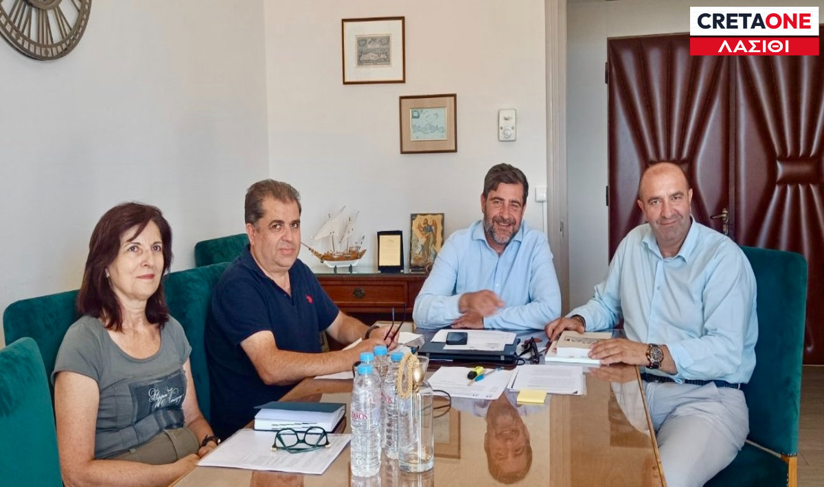 Συνάντηση εργασίας για τα ζητήματα Μεταφορών και Επικοινωνιών στο Λασίθι