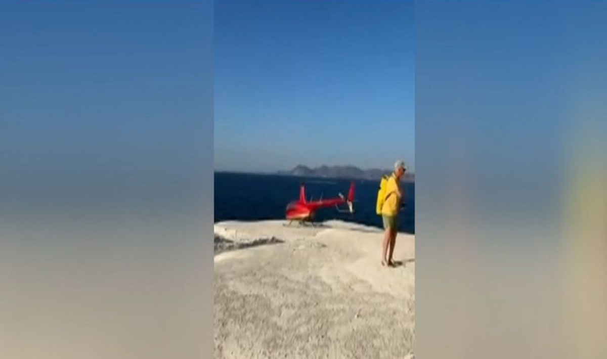 Προσγείωση ελικόπτερου στο Σαρακήνικο: Στην Αρχή Πολιτικής Αεροπορίας ο πιλότος