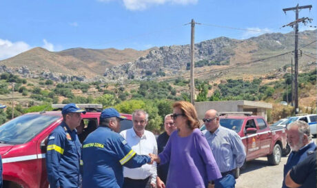 Ντόρα Μπακογιάννη πυρόπληκτες περιοχές