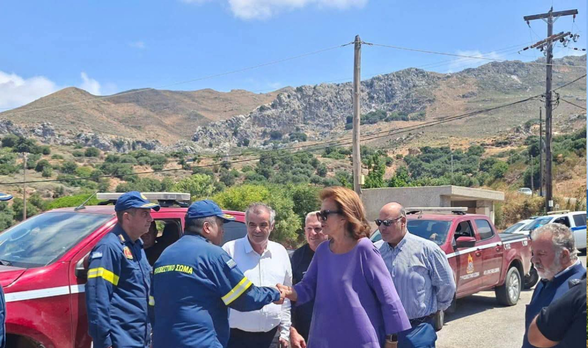 Ντόρα Μπακογιάννη πυρόπληκτες περιοχές