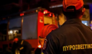 Μυλοπόταμος: Όχημα τυλίχθηκε στις φλόγες