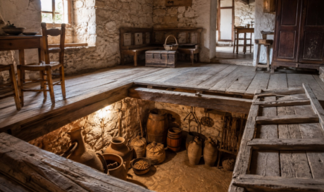 Το «μυστικό» που έκρυβαν τα παλιά ελληνικά σπίτια κάτω από το πάτωμα