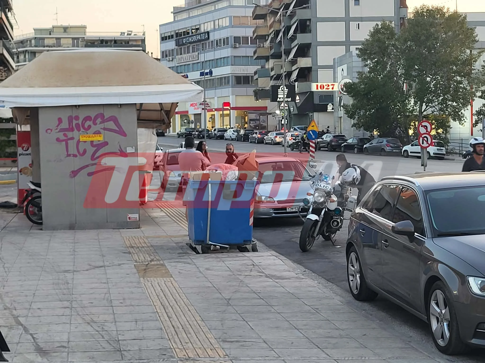 Πάτρα: Αυτοκίνητο έπεσε πάνω σε περίπτερο – Δείτε φώτο