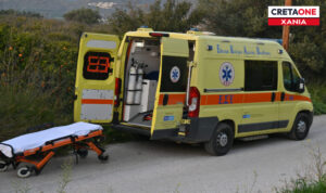 Στο νοσοκομείο 43χρονη μετά από τροχαίο στα Χανιά