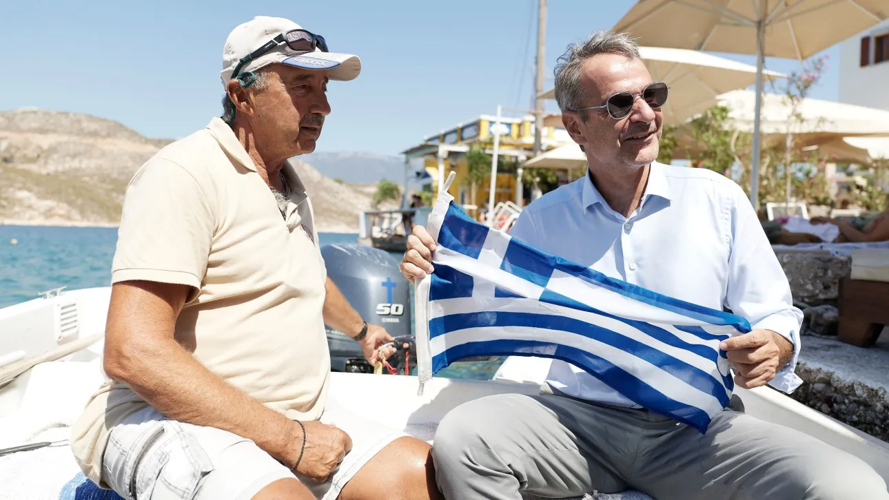 Μητσοτάκης από Καστελόριζο: Πακέτο 37 έργων, στέγη σε γιατρούς και εκπαιδευτικούς
