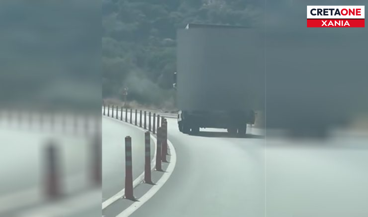 Κρήτη: Έντονη δυσοσμία από φορτηγό στον ΒΟΑΚ – Δείτε το βίντεο